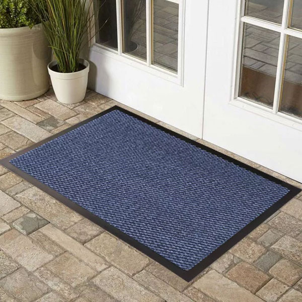 Blue Heavy-Duty Industrial Barrier Mats Durable for Indoor & Outdoor Use