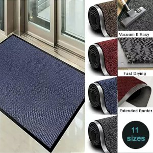 Eco-Friendly Rubber Backed Floor Mats Absorbent & Fade-Resistant for Trapping Dirt and Moisture