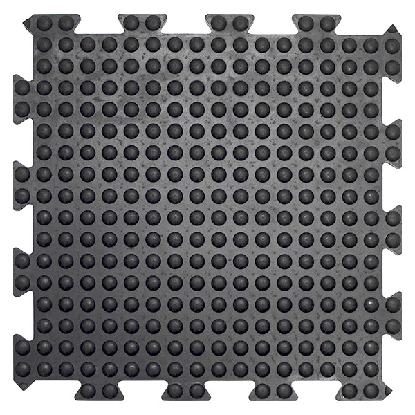  Bubbled surfaced Solid Anti-Fatigue Interlocking Floor Mats