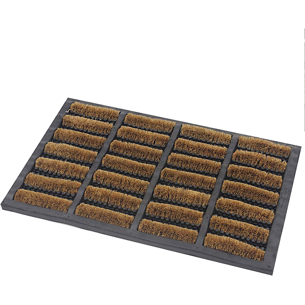 Large Coir Mat with Rubber Backing Machine Washable, Super Absorbent & Non-Slip Doormat