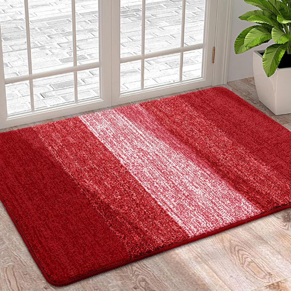 Dirt Trapper Door Mat Super Absorbent, Washable, Non-Slip Soft Floor Mats for Indoor Use