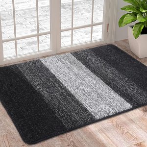 Dirt Trapper Door Mat Super Absorbent, Washable, Non-Slip Soft Floor Mats for Indoor Use