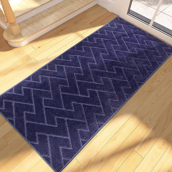 Durable & No Shedding Doormat Non-Slip Machine Washable Entrance Rug