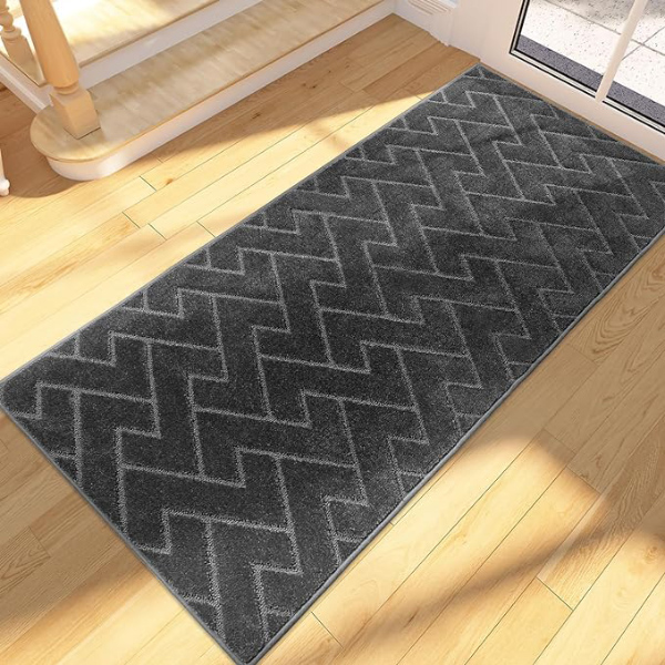 Durable & No Shedding Doormat Non-Slip Machine Washable Entrance Rug