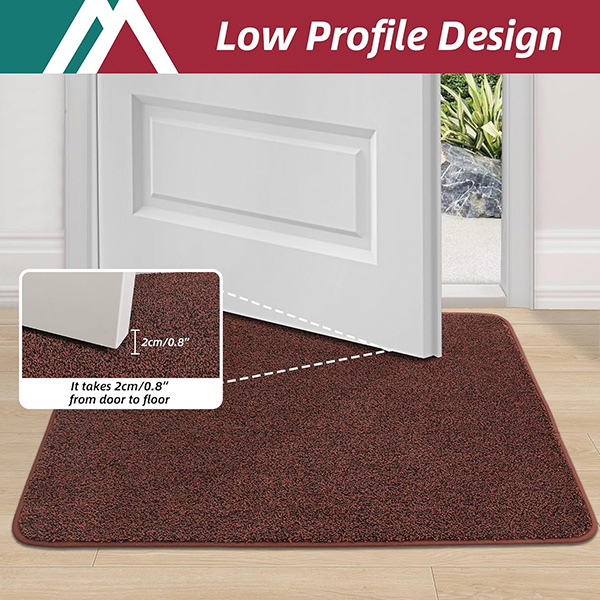 Non Slip Machine Washable Dirt Trapper Doormat Ideal for Indoor & Covered Outdoor Use