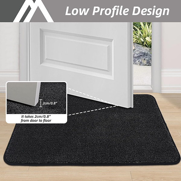 Non Slip Machine Washable Dirt Trapper Doormat Ideal for Indoor & Covered Outdoor Use