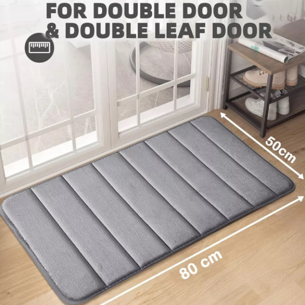 3D Effect, Dryable & Easy to Clean Entrance Indoor/Outdoor Dirt Trapper Door Mats