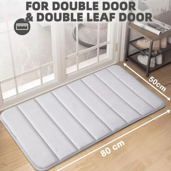 3D Effect, Dryable & Easy to Clean Entrance Indoor/Outdoor Dirt Trapper Door Mats