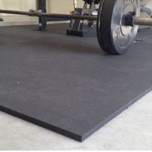 Heavy Duty Anti-Fatigue Gym Floor Mat Dense Rubber Flooring