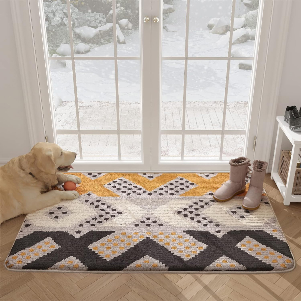 Heavy Duty Super Absorbent Floor Mat Indoor Doormat for Front & Back Door