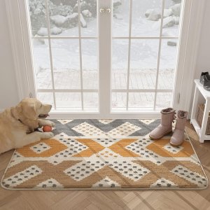 Heavy Duty Super Absorbent Floor Mat Indoor Doormat for Front & Back Door