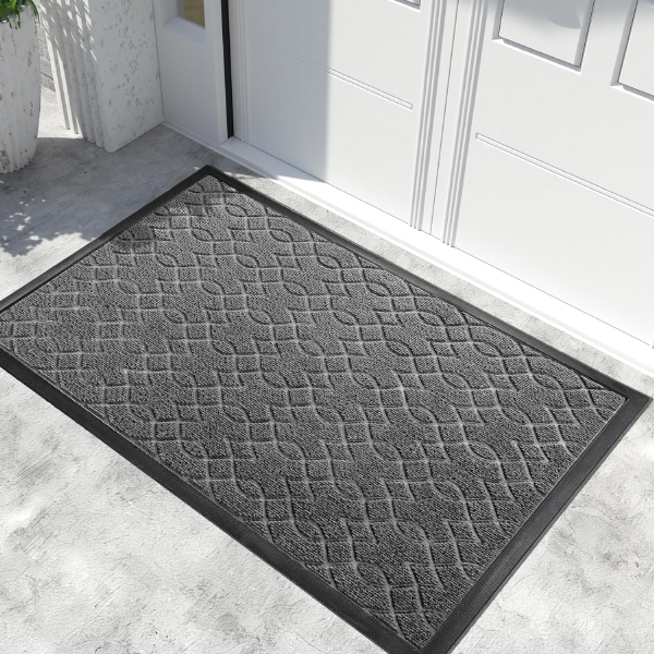 Heavy Duty Water-Absorbent Outdoor Entry Rugs with Non-Slip Backing