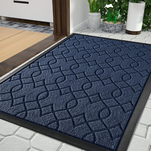 Heavy Duty Water-Absorbent Outdoor Entry Rugs with Non-Slip Backing