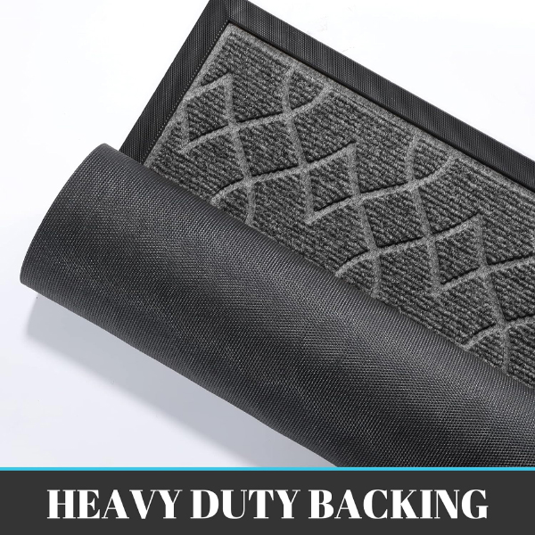 Heavy Duty Water-Absorbent Outdoor Entry Rugs with Non-Slip Backing