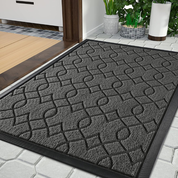 Heavy Duty Water-Absorbent Outdoor Entry Rugs with Non-Slip Backing