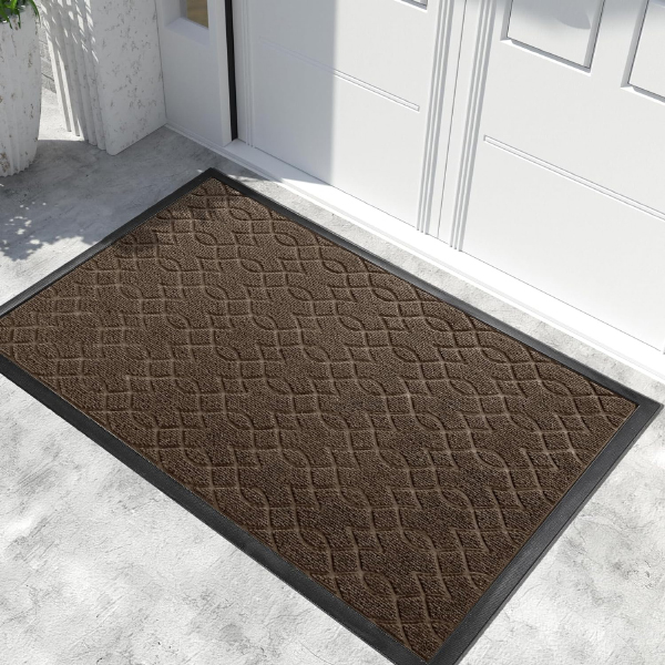 Heavy Duty Water-Absorbent Outdoor Entry Rugs with Non-Slip Backing