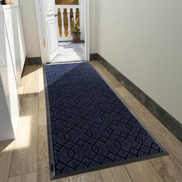 Heavy Duty Water-Absorbent Outdoor Entry Rugs with Non-Slip Backing