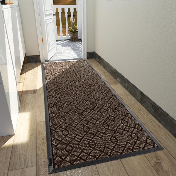 Heavy Duty Water-Absorbent Outdoor Entry Rugs with Non-Slip Backing