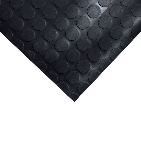 High-Strength Vinyl PVC Floor Mat Circular Stud Pattern for Durable Grip