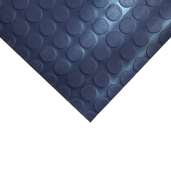 High-Strength Vinyl PVC Floor Mat Circular Stud Pattern for Durable Grip