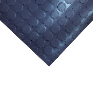 High-Strength Vinyl PVC Floor Mat Circular Stud Pattern for Durable Grip