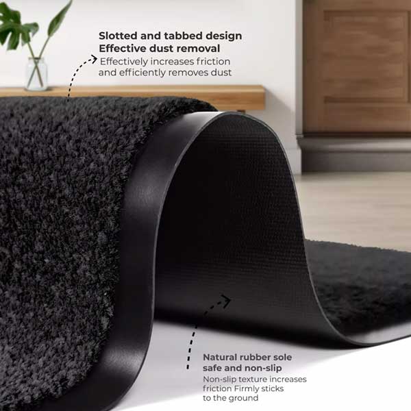 Washable Industrial Door Mat Anti-Slip Entrance Mat for High Traffic Areas