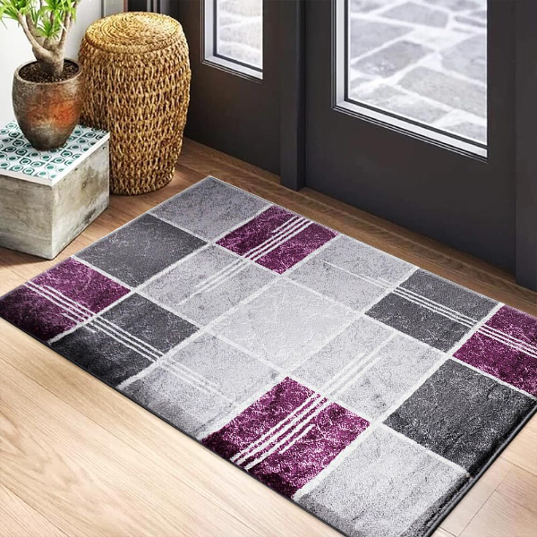 Durable Non Slip Polypropylene Area Rug Stain & Fade Resistant, Super Soft for Living Room & Bedroom