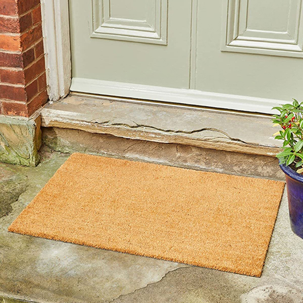 Heavy-Duty Coir Doormat Durable & Effective for Scraping Shoes Clean Outside Door Mat