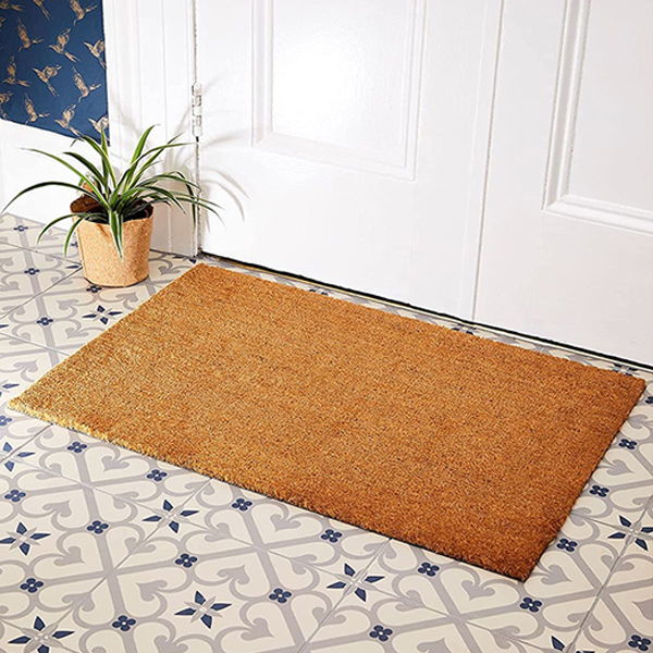 Heavy-Duty Coir Doormat Durable & Effective for Scraping Shoes Clean Outside Door Mat