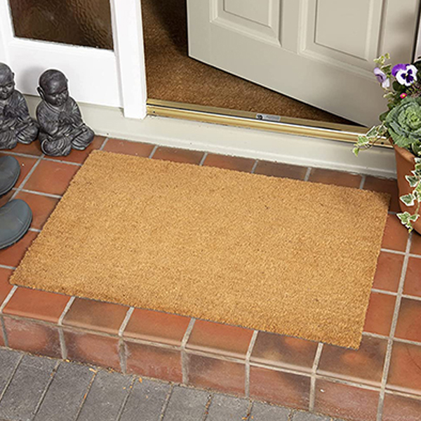 Heavy-Duty Coir Doormat Durable & Effective for Scraping Shoes Clean Outside Door Mat