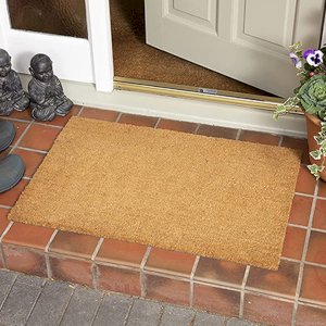 Heavy-Duty Coir Doormat Durable & Effective for Scraping Shoes Clean Outside Door Mat