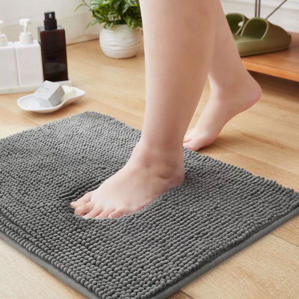 Extra Soft & Extra Fluffy Water Absorbent Quick Dryable Dirt Trapper Washable Mat