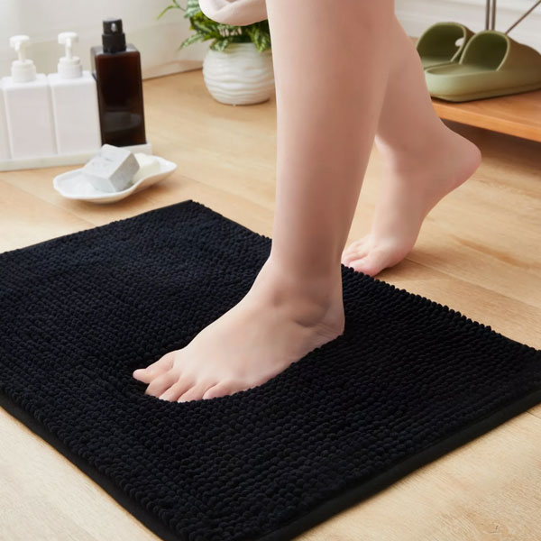 Extra Soft & Extra Fluffy Water Absorbent Quick Dryable Dirt Trapper Washable Mat