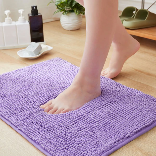 Extra Soft & Extra Fluffy Water Absorbent Quick Dryable Dirt Trapper Washable Mat