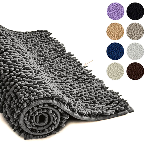 Extra Soft & Extra Fluffy Water Absorbent Quick Dryable Dirt Trapper Washable Mat