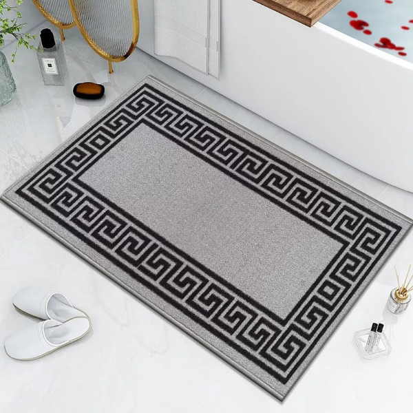 Soft & Reliable Non Slip Modern Absorbent toilet Pedestal Mats 