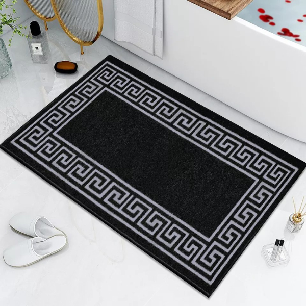 Soft & Reliable Non Slip Modern Absorbent toilet Pedestal Mats 