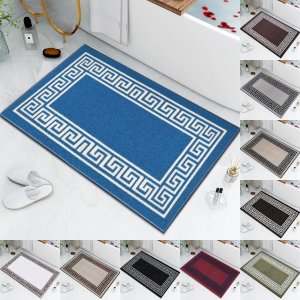 Soft & Reliable Non Slip Modern Absorbent toilet Pedestal Mats 