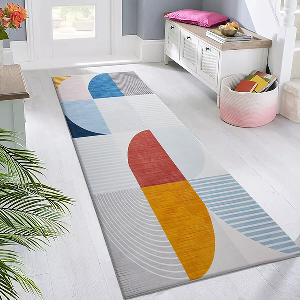 Non Slip Kira Crystal Hallway Runner Washable Rugs Kitchen Carpet Floor Mats