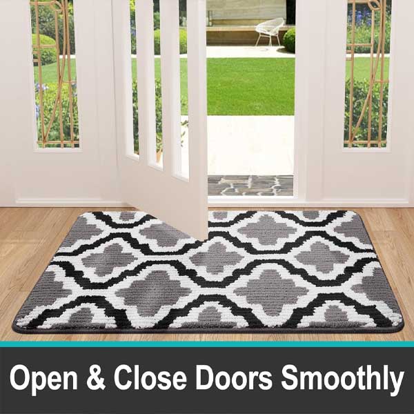 Durable & Machine Washable Doormats, Dirt Trapper Mat Super Absorbent Floor Mats