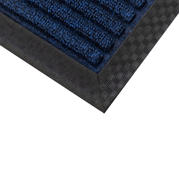 Non-Slip Double Ribbed Door Mat Unique Design with Rubber Backing