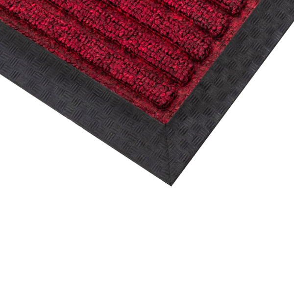 Non-Slip Double Ribbed Door Mat Unique Design with Rubber Backing