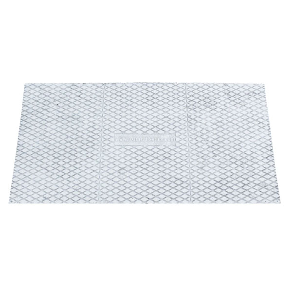 Hi-Vis Black Plastic Clear Path Temporary Pedestrian Crossing Mat