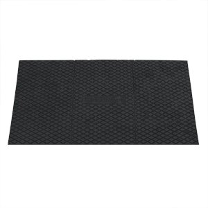 Hi-Vis Black Plastic Clear Path Temporary Pedestrian Crossing Mat