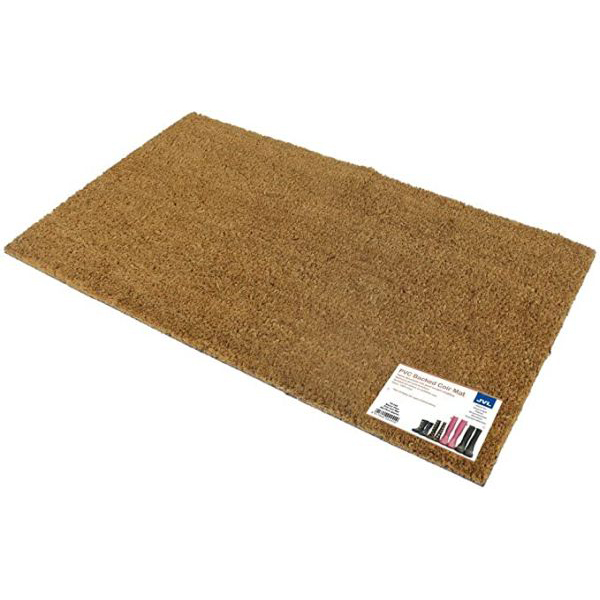 Plain Natural Coir Door Mat Latex Backed Entrance Mat