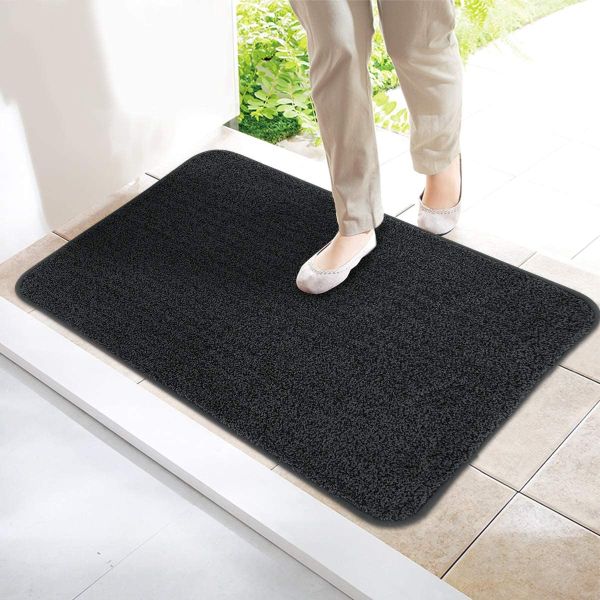 Super Absorbent & Dirt Trapper Doormat Non Slip Entrance Rug for Front Door 