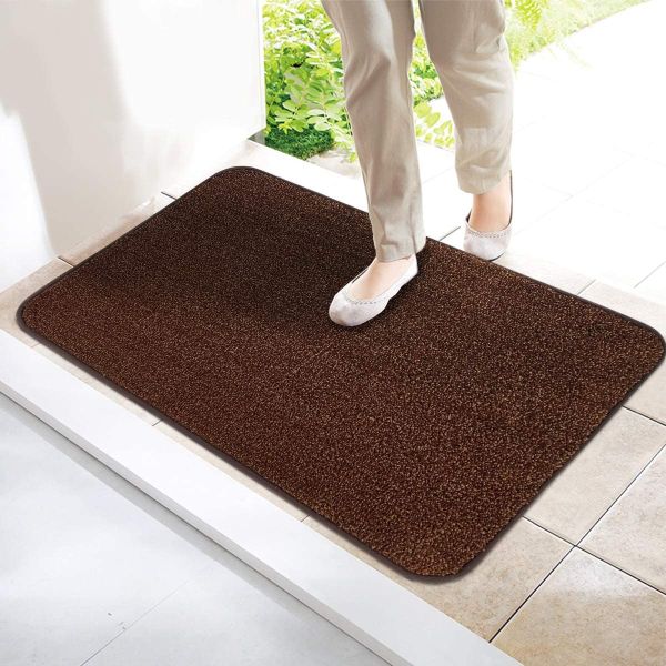 Super Absorbent & Dirt Trapper Doormat Non Slip Entrance Rug for Front Door 