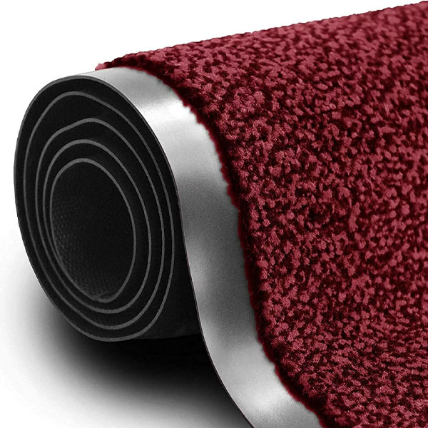 Red Heavy Duty Washable Industrial Indoor And Outdoor Barrier Mats