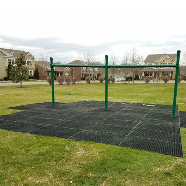 Anti-Slip Cellular Rubber Grass Mats for Playgrounds and Outdoor Use