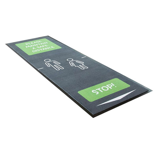 Highly Durable Social Distancing Comfort Floor Mats Perfect for Colleges, Universities & Supermarkets